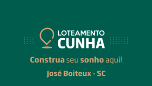 Banner Loteamento Cunha em José Boiteux
